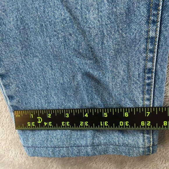 Lee Mens Jeans 36x30 Blue Denim Straight Leg Relaxed Fit Classic Casual Travel - Picture 8 of 10